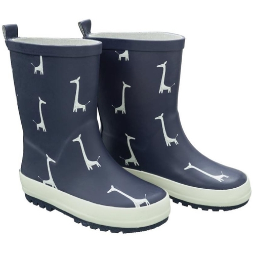 Pantofi Copii Cizme Fresk Giraffe Rain Boots - Blue albastru