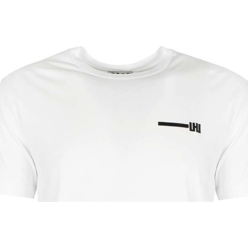 Îmbracaminte Bărbați Tricouri mânecă scurtă Les Hommes UHT214 700P | Typography T-Shirt Negru