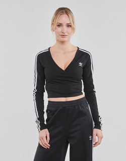 Îmbracaminte Femei Tricouri cu mânecă lungă  adidas Originals LONG SLEEVE Black