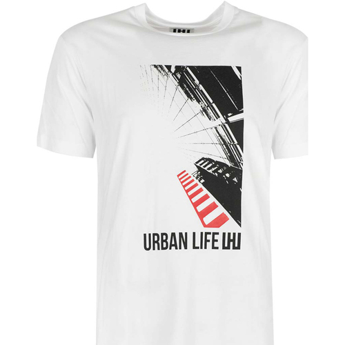 Îmbracaminte Bărbați Tricouri mânecă scurtă Les Hommes URG800P UG816 | Urban Life LHU Alb