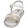 Pantofi Fete Sandale Citrouille et Compagnie IZOEGL Alb / Auriu