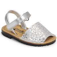 Pantofi Fete Sandale
 Citrouille et Compagnie SQUOUBEL Leopard / Argintiu