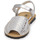 Pantofi Fete Sandale Citrouille et Compagnie SQUOUBEL Leopard / Argintiu
