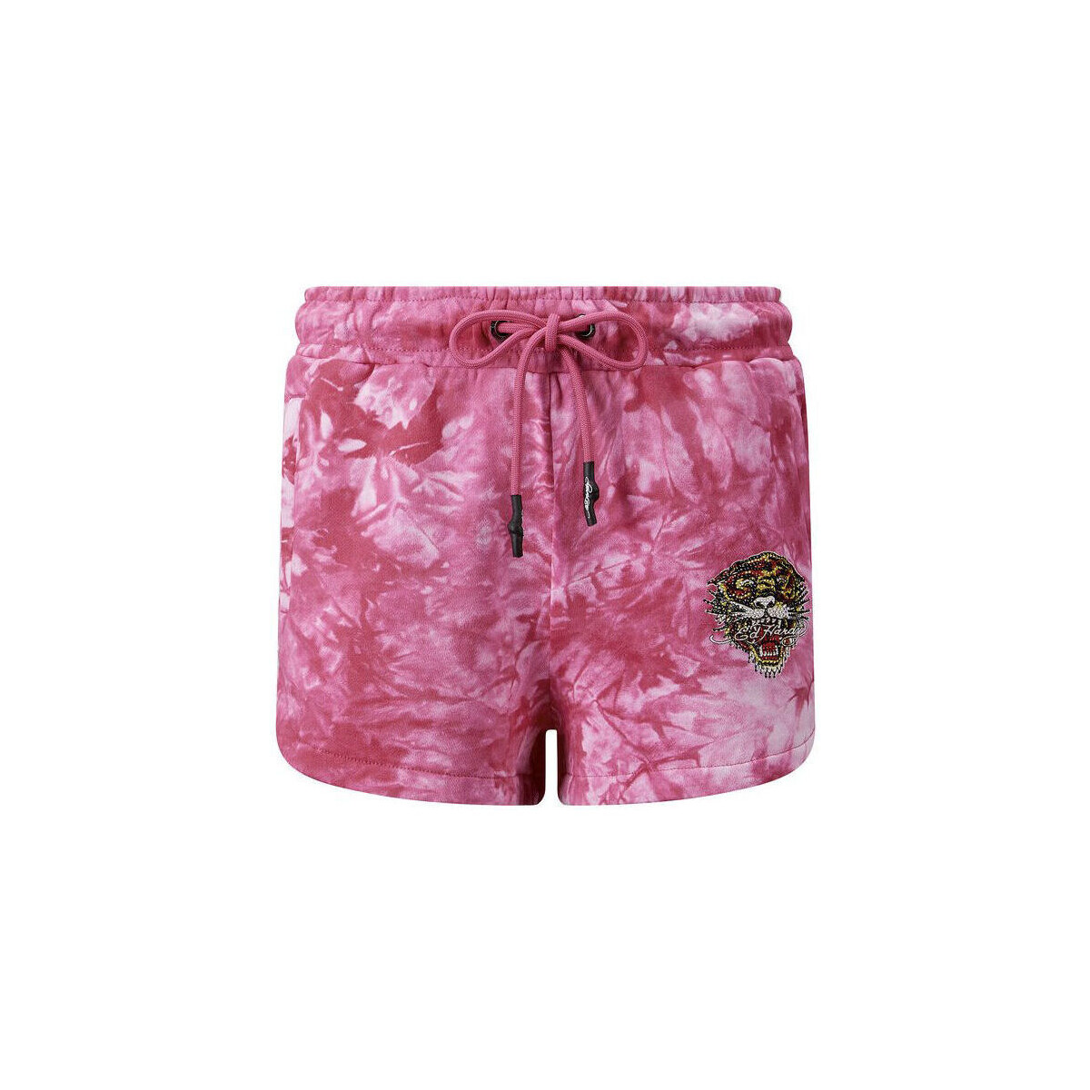 Îmbracaminte Femei Pantaloni scurti și Bermuda Ed Hardy Los tigre runner short hot pink roz
