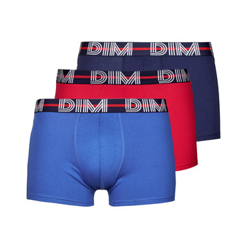 Lenjerie intimă Bărbați Boxeri DIM MIX & POWERFUL X3 Roșu / Albastru / Albastru