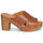Pantofi Femei Papuci de vară Unisa TAPIA Camel