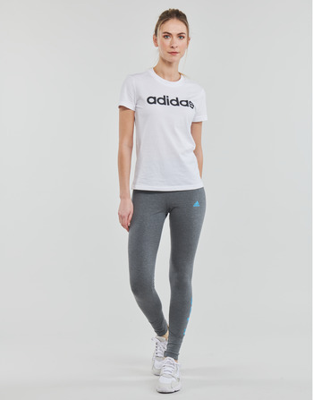 Adidas Sportswear LIN Leggings Dark / Grey / Heather / App / Sky / Rush