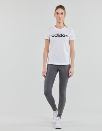 Adidas Sportswear LIN Leggings Dark / Grey / Heather / Vivid / Red