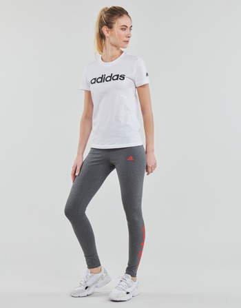 Adidas Sportswear LIN Leggings Dark / Grey / Heather / Vivid / Red