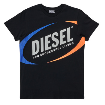 Îmbracaminte Băieți Tricouri mânecă scurtă Diesel MTEDMOS Negru