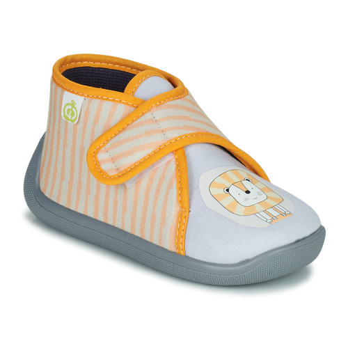 Pantofi Copii Papuci de casă Citrouille et Compagnie NEW 3 Perle /  gris-galben