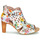 Pantofi Femei Sandale Laura Vita ALBANE 04 Alb / Multicolor