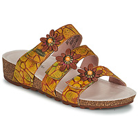 Pantofi Femei Papuci de vară Laura Vita BRCYANO 0122 Galben