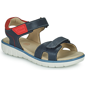 Pantofi Copii Sandale
 Clarks Roam Surf K Albastru / Roșu