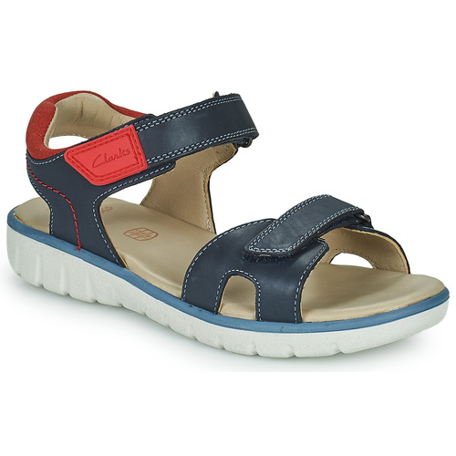 Pantofi Copii Sandale Clarks Roam Surf K Albastru / Roșu