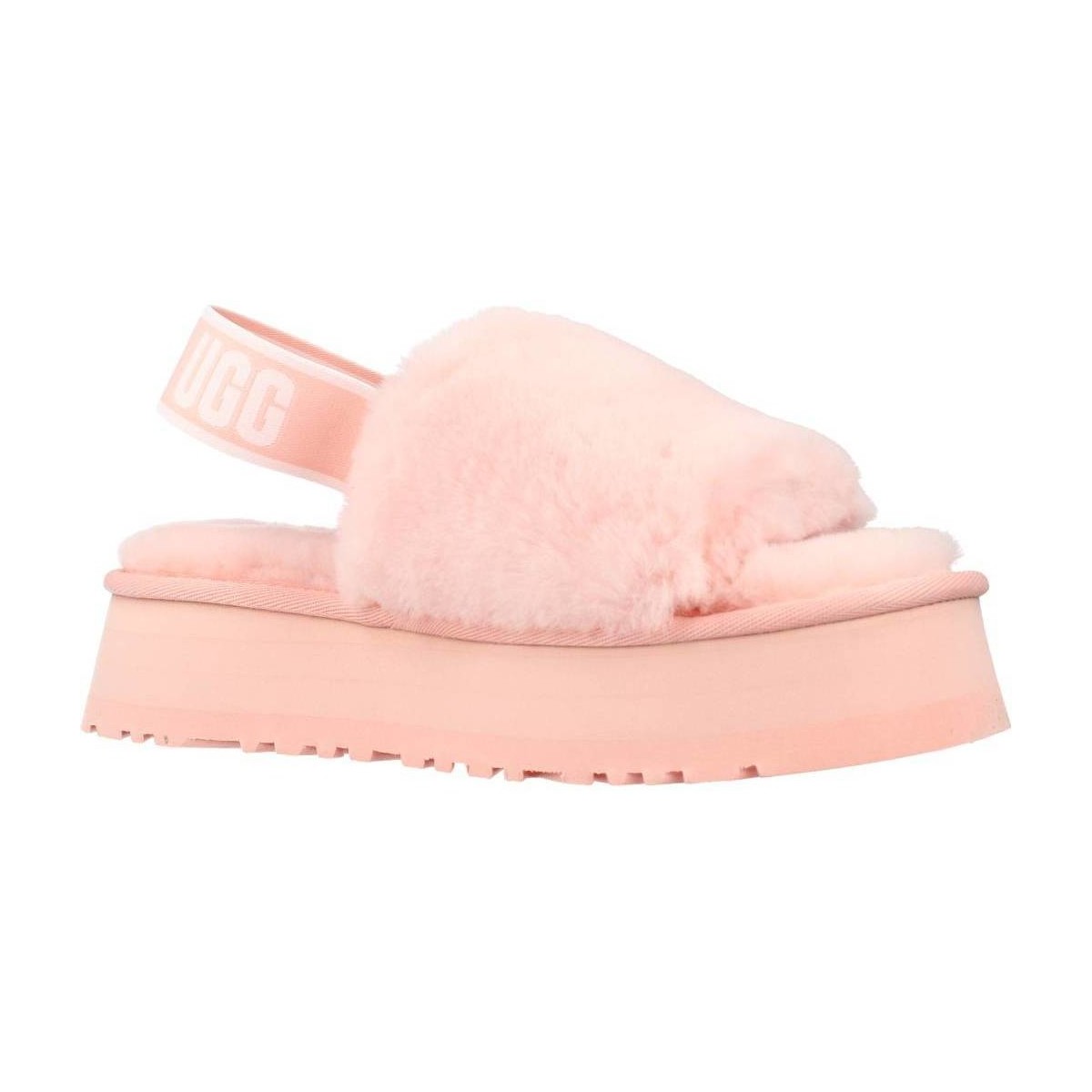 Pantofi Femei Papuci de casă UGG W DISCO SLIDE roz