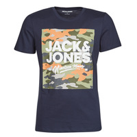 Îmbracaminte Bărbați Tricouri mânecă scurtă Jack & Jones JJPETE Albastru