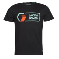 Îmbracaminte Bărbați Tricouri mânecă scurtă Jack & Jones JCOLOGAN Negru