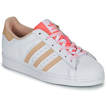 Pantofi Femei Pantofi sport Casual adidas Originals SUPERSTAR W Alb / Roz / Roșu