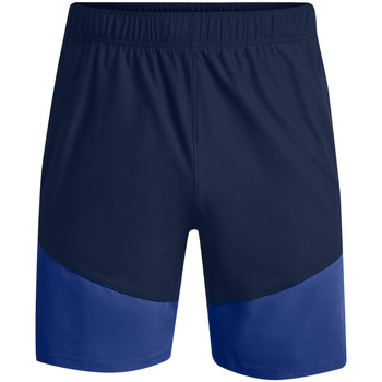 Îmbracaminte Bărbați Pantaloni trei sferturi Under Armour Knit Woven Hybrid Shorts albastru