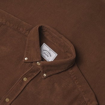 Portuguese Flannel Lobo Shirt - Brown Maro
