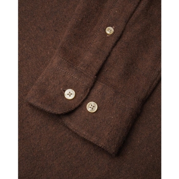 Portuguese Flannel Teca Shirt - Brown Maro