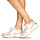 Pantofi Femei Pantofi sport Casual Fericelli LAGATE Alb / Auriu
