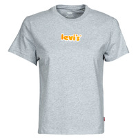 Îmbracaminte Femei Tricouri mânecă scurtă Levi's WT-GRAPHIC TEES Chenille / Poster / Logo / Starstruck / Heather / Grey