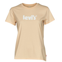 Îmbracaminte Femei Tricouri mânecă scurtă Levi's THE PERFECT TEE Seasonal / Poster / Logo / Peach / Puree