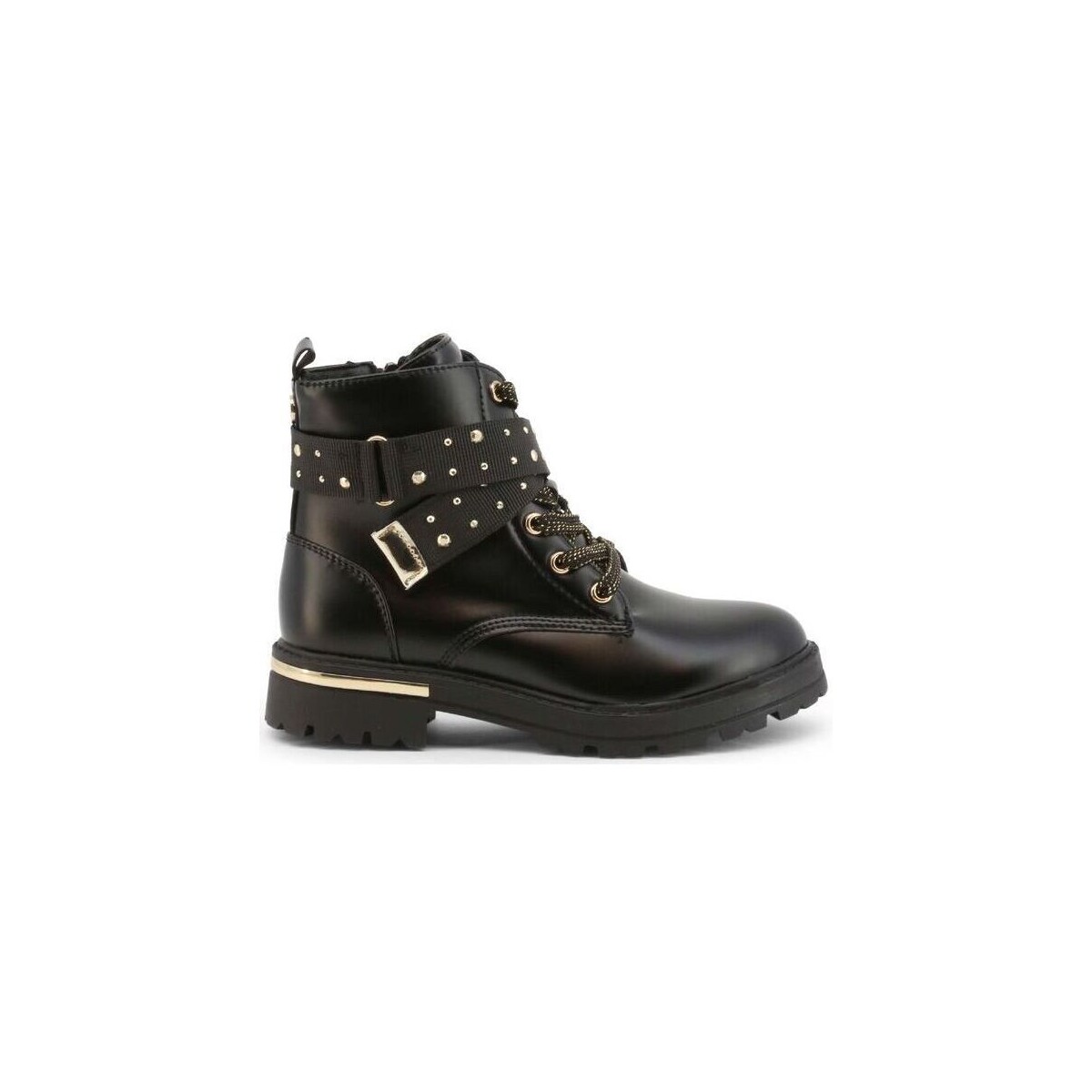 Pantofi Bărbați Cizme Shone 18004-020 Black/Shiny Negru