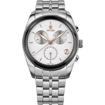 Ceasuri & Bijuterii Bărbați Ceasuri Analogice Jowissa J7.102.L, Quartz, 40mm, 5ATM Argintiu