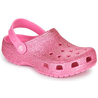 Pantofi Copii Saboti Crocs CLASSIC GLITTER CLOG K Roz / Glitter