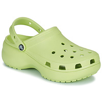 Pantofi Femei Saboti Crocs CLASSIC PLATFORM CLOG W Verde
