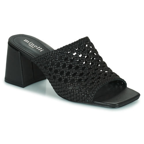 Pantofi Femei Papuci de vară Maison Minelli SOLINE Negru