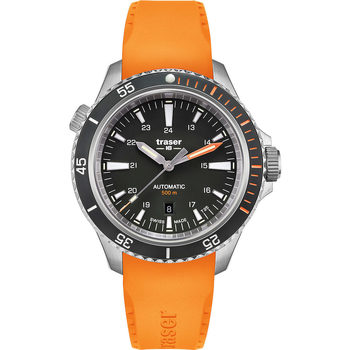 Ceasuri & Bijuterii Bărbați Ceasuri Analogice Traser H3 110323, Automatic, 46mm, 50ATM Argintiu