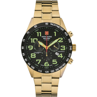 Ceasuri & Bijuterii Bărbați Ceasuri Analogice Swiss Alpine Military 70.479.117, Quartz, 45mm, 10ATM Auriu