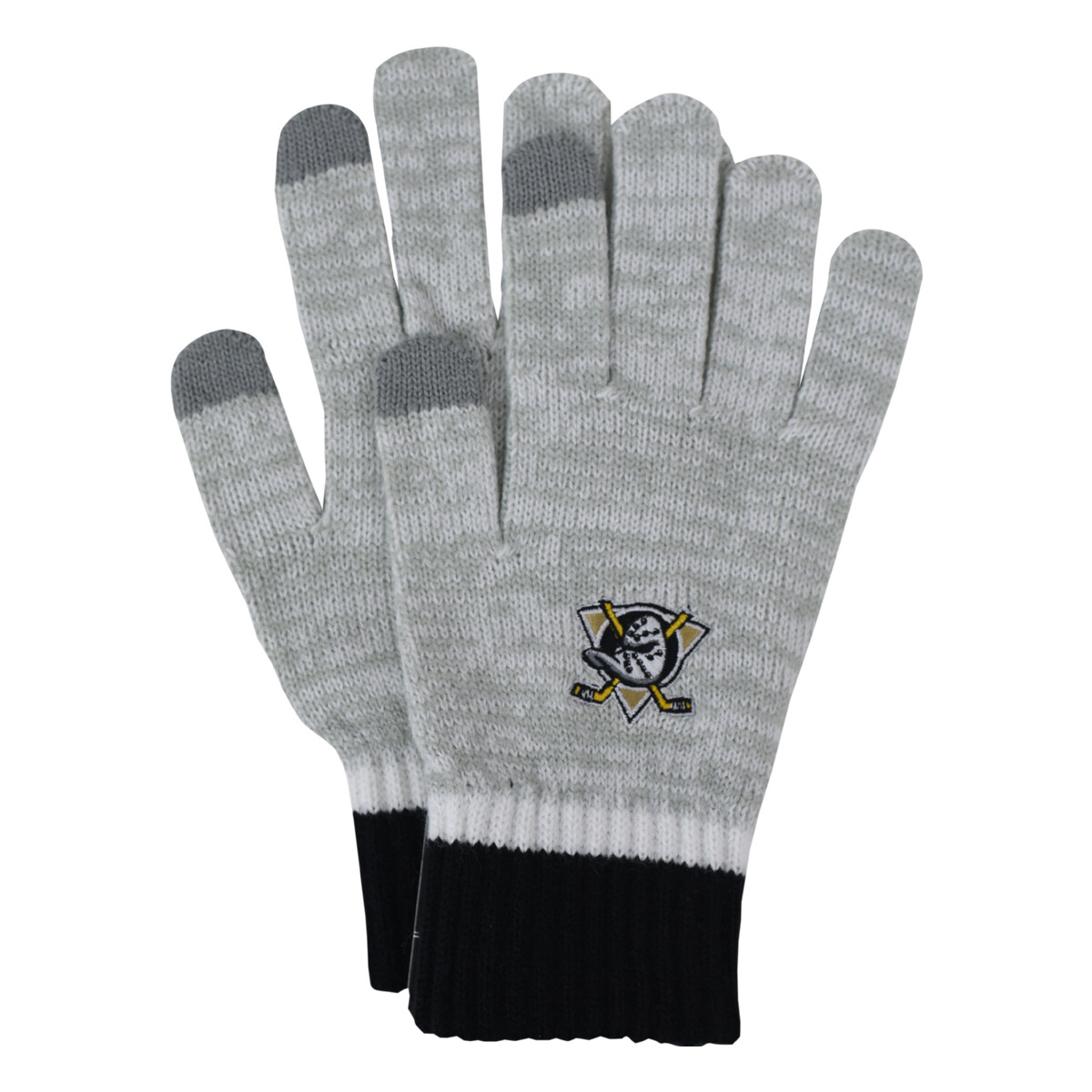 Accesorii Bărbați Accesorii sport '47 Brand NHL Anaheim Ducks Deep Zone Gloves Gri