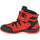 Pantofi Băieți Drumetie și trekking 4F Junior Trek roșu