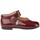 Pantofi Fete Balerin și Balerini cu curea Angelitos 25915-15 Bordo