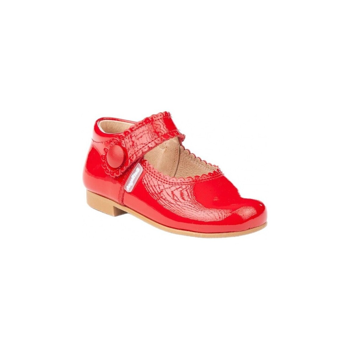 Pantofi Fete Balerin și Balerini cu curea Angelitos 25919-15 roșu