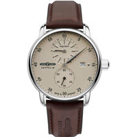 Ceasuri & Bijuterii Bărbați Ceasuri Analogice Zeppelin 8622-5, Automatic, 43mm, 5ATM Argintiu