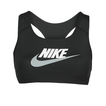 Îmbracaminte Femei Bustiere sport Nike Swoosh Medium-Support Non-Padded Graphic Sports Bra Black / White / Particule / Grey