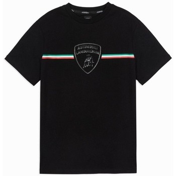 Îmbracaminte Bărbați Tricouri & Tricouri Polo Lamborghini MAGLIETTE Negru