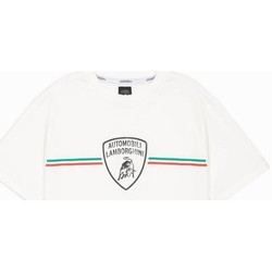 Îmbracaminte Bărbați Tricouri & Tricouri Polo Lamborghini MAGLIETTE Alb