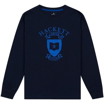 Îmbracaminte Băieți Tricouri cu mânecă lungă  Hackett  albastru