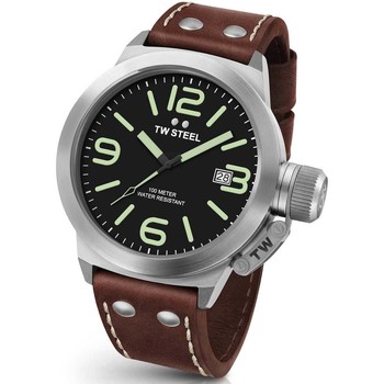 Ceasuri & Bijuterii Bărbați Ceasuri Analogice Tw-Steel CS21, Quartz, 45mm, 10ATM Argintiu