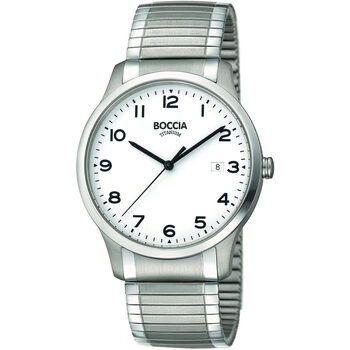 Ceasuri & Bijuterii Bărbați Ceasuri Analogice Boccia 3616-01, Quartz, 39mm, 5ATM Argintiu