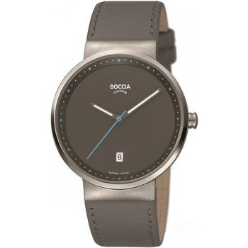 Ceasuri & Bijuterii Bărbați Ceasuri Analogice Boccia 3615-03, Quartz, 38mm, 5ATM Argintiu