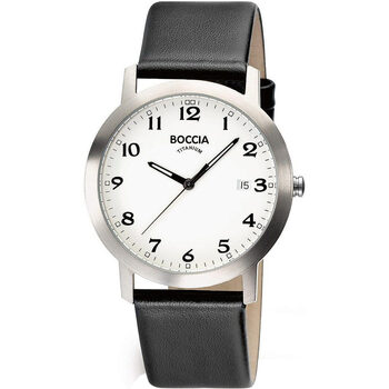 Ceasuri & Bijuterii Bărbați Ceasuri Analogice Boccia 3618-01, Quartz, 38mm, 5ATM Argintiu