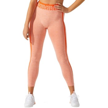 Îmbracaminte Femei Pantaloni  Asics Cropped Logo Seamless Tight portocaliu